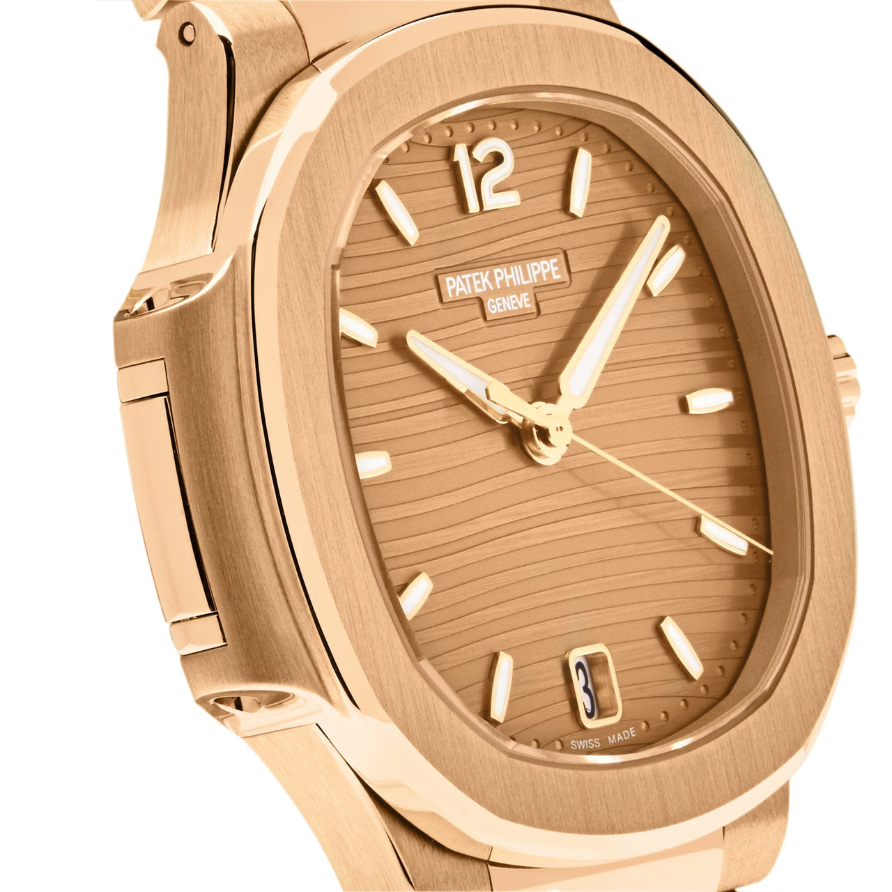 Luxury Watch Patek Philippe Ladies Nautilus Rose Gold 35mm 7118/1R-010 Wrist Aficionado