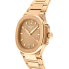 Luxury Watch Patek Philippe Ladies Nautilus Rose Gold 35mm 7118/1R-010 Wrist Aficionado