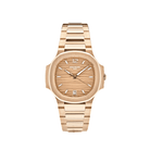 Patek Philippe Nautilus 7118/1R-010 'Ladies' Date Rose Gold Champagne Golden Dial (2024)