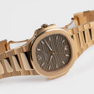 Patek Philippe Nautilus 7118/1R-010 'Ladies' Rose Gold Champagne Golden Dial (2021)