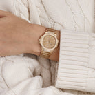 Patek Philippe Nautilus 7118/1R-010 'Ladies' Rose Gold Champagne Golden Dial (2025)