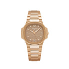 Patek Philippe Nautilus 7118/1R-010 'Ladies' Rose Gold Champagne Golden Dial (2025)