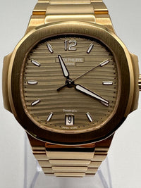 Thumbnail for Luxury Watch Patek Philippe Nautilus 35mm Rose Gold Tiffany Dial 7118/1R-010 Wrist Aficionado