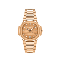 Thumbnail for Luxury Watch Patek Philippe Nautilus 35mm Rose Gold Tiffany Dial 7118/1R-010 Wrist Aficionado