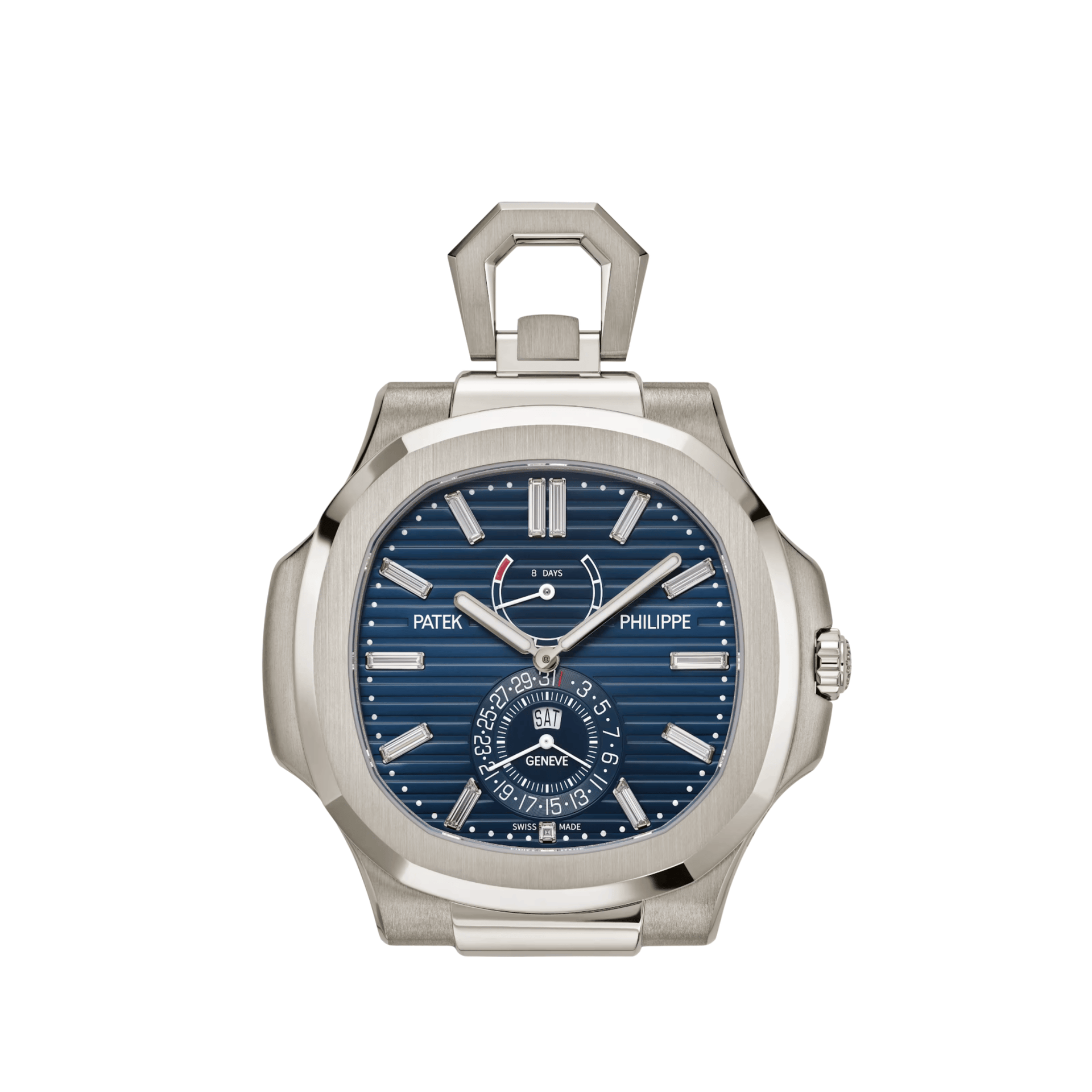 PATEK PHILIPPE 製氷スタンプ Patek Philippe Nautilus Desk Clock 958G-001 '50th Anniversary
