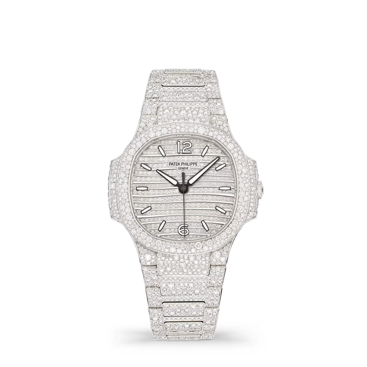 Patek Philippe Nautilus Haute Joaillerie 7118/1450G-001 White Gold Pave Diamond Dial Diamond Bezel (2026)