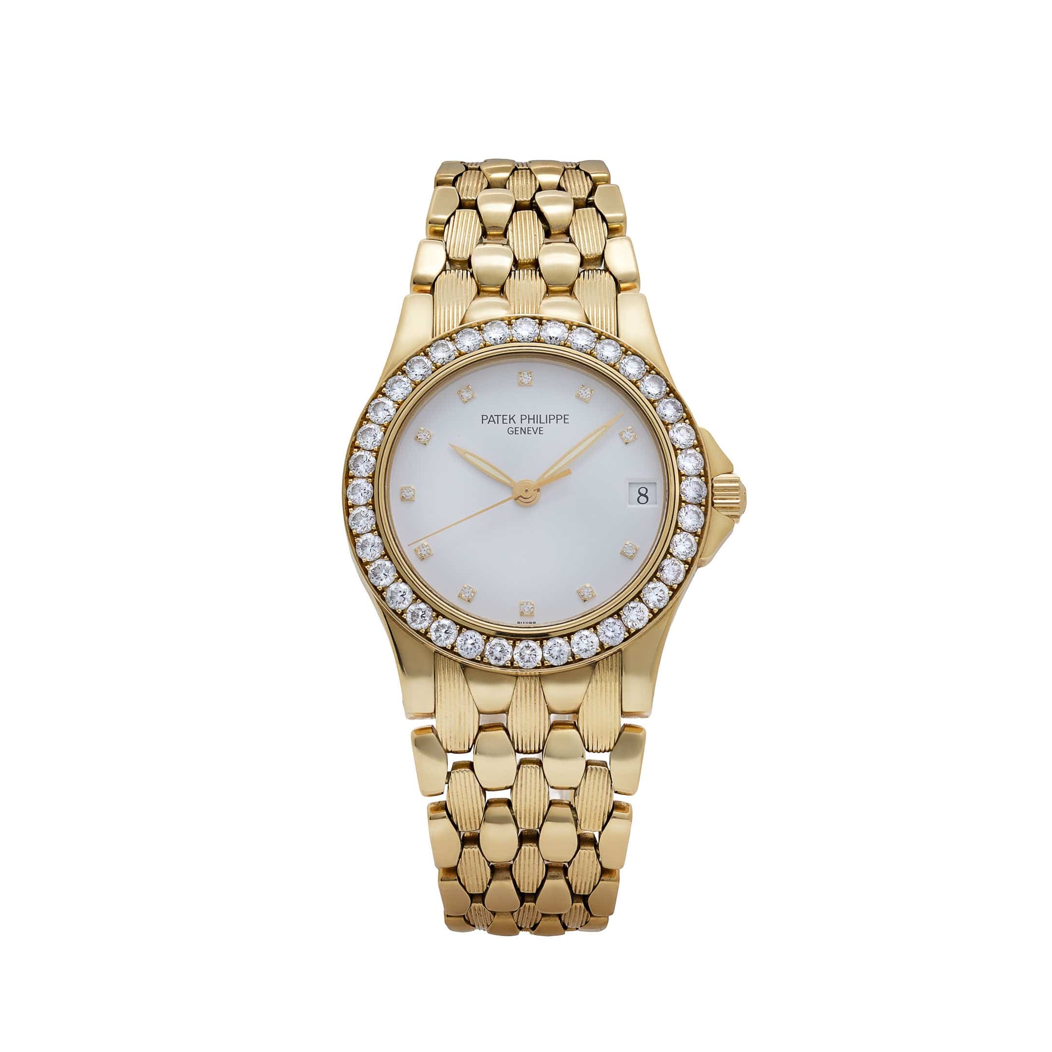 Patek Philippe Neptune 5081/10J-001 Yellow Gold White Diamond Dial