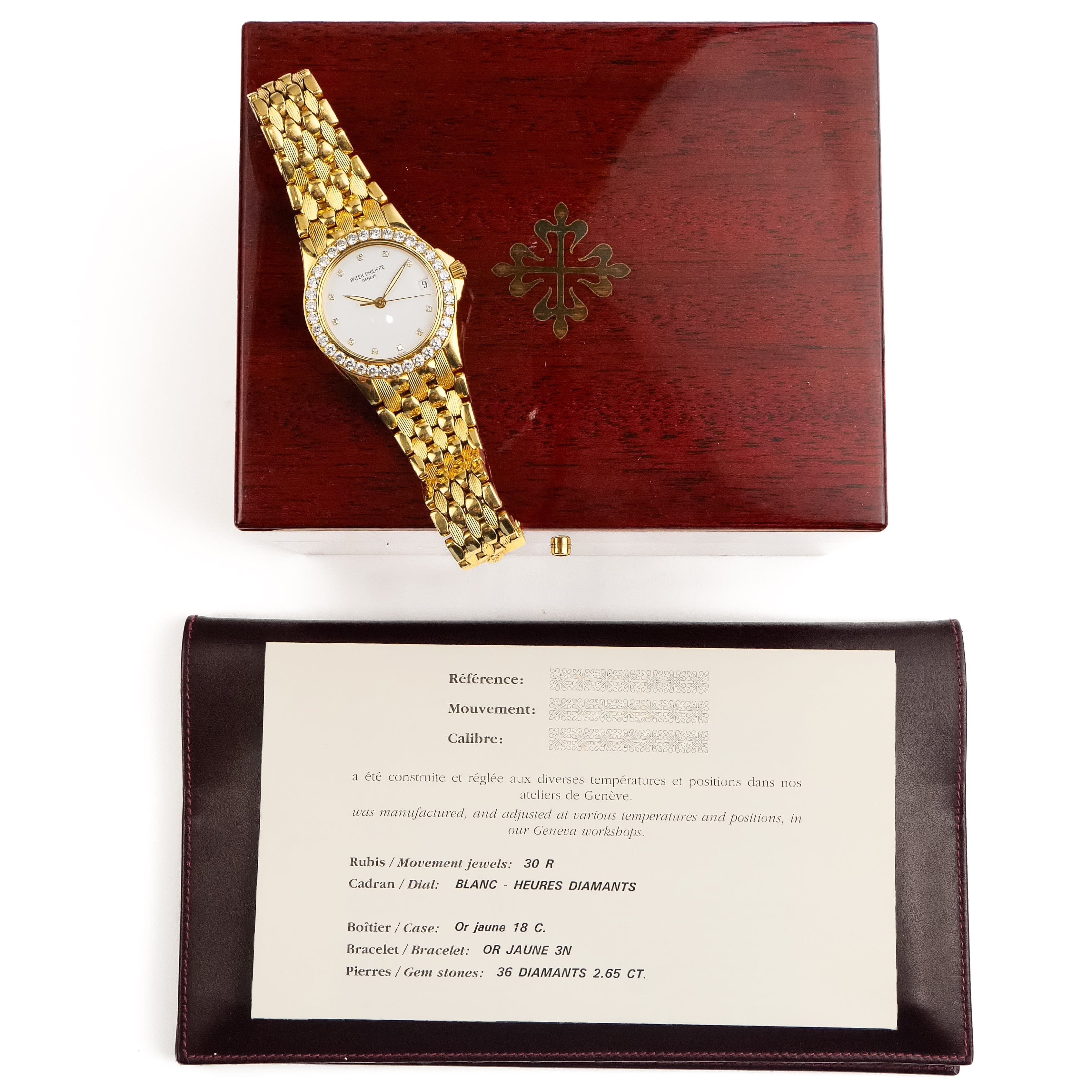 Patek Philippe Neptune 5081/10J-001 Yellow Gold White Diamond Dial Diamond Bezel (2000)