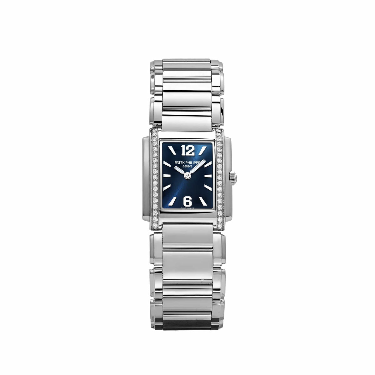Patek Philippe Twenty-4 4910/1200A-001 'Ladies' Stainless Steel Blue Dial Diamond Bezel Quartz (2026)