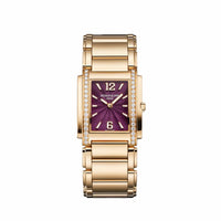 Thumbnail for Patek Philippe Twenty-4 4910/1201R-010 'Ladies' Quartz Rose Gold Purple Dial Diamond Bezel