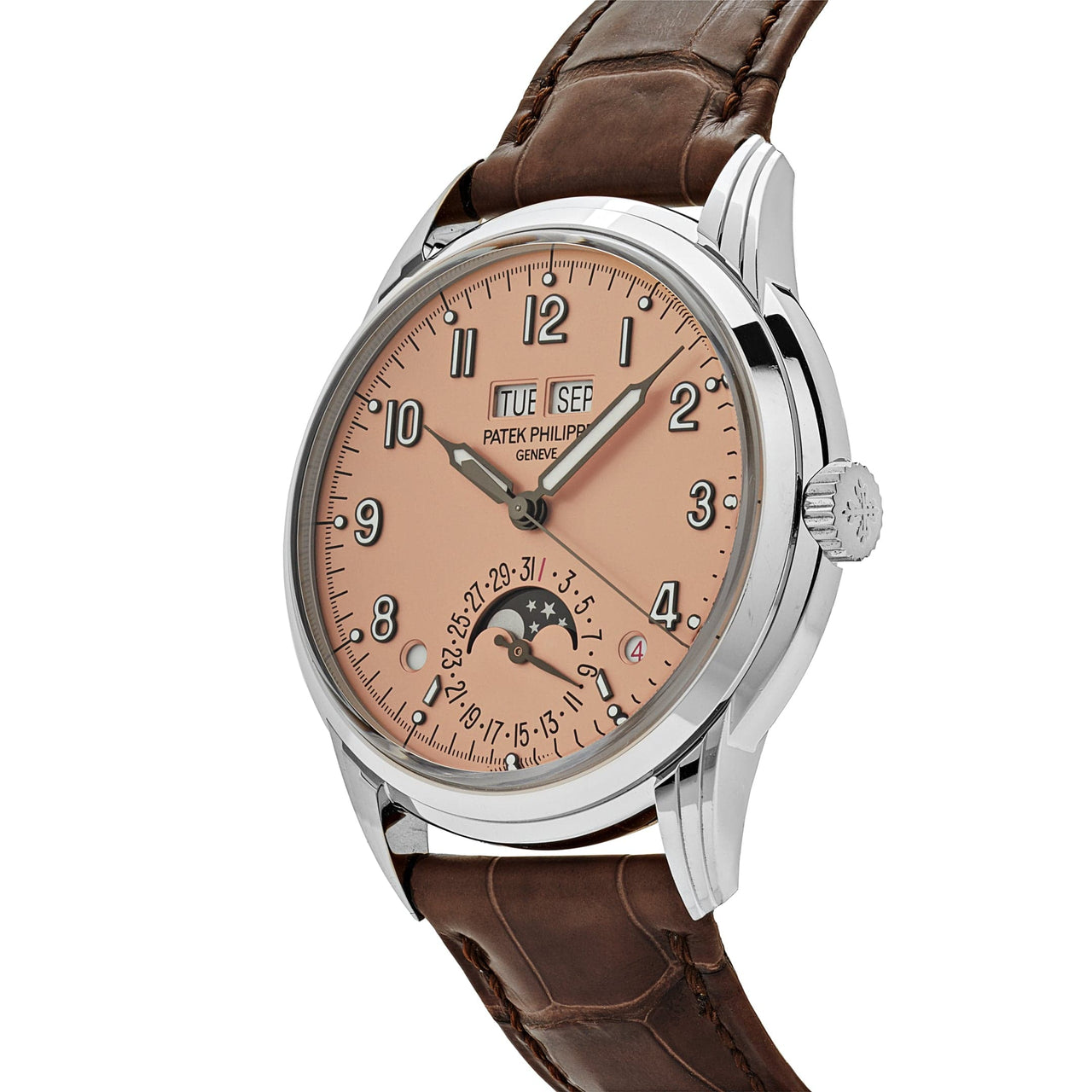 Patek Phillipe Grand Complications 5320G-011 Perpetual Calendar White Gold Salmon Dial