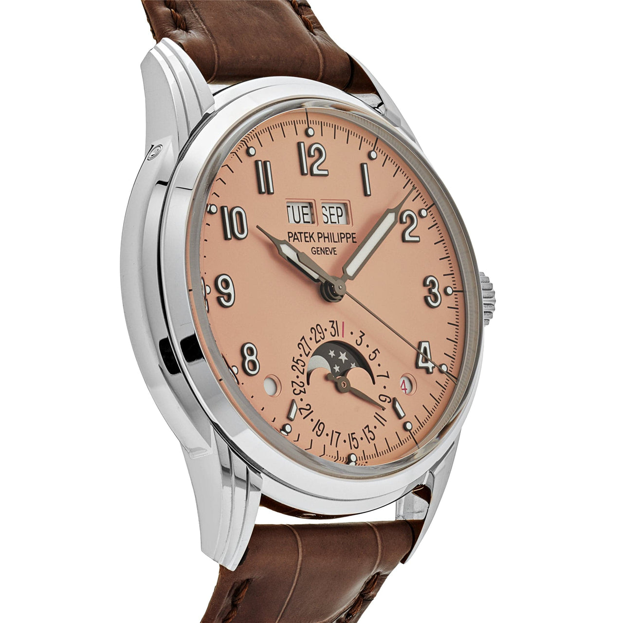 Patek Phillipe Grand Complications 5320G-011 Perpetual Calendar White Gold Salmon Dial