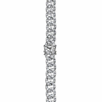 Thumbnail for Pave Diamond White Gold Chain Link Necklace Wrist Aficionado