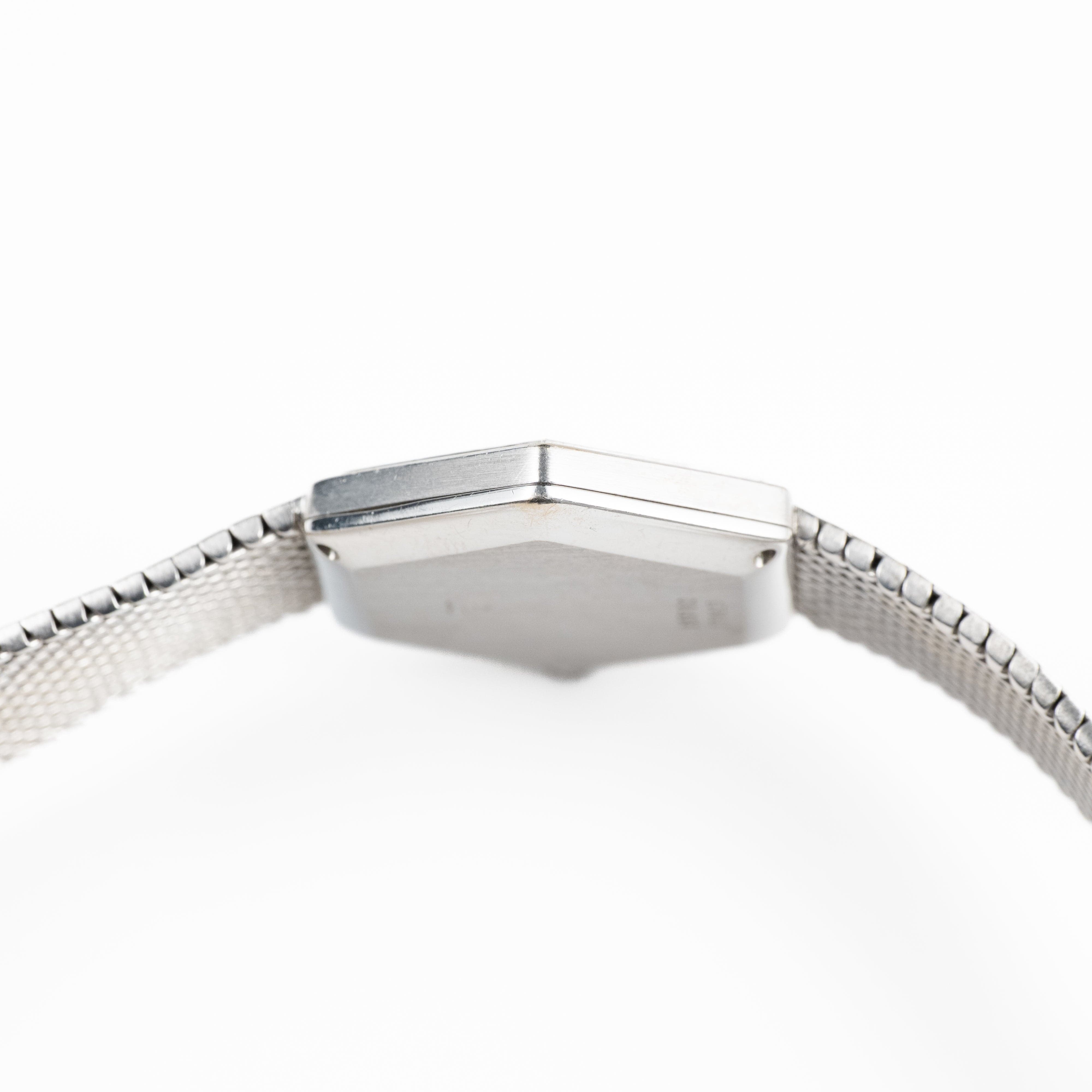 Piaget シルバー 時計 Piaget 9557B2 Hexagon White Gold Malachite Diamond Dial – Wrist