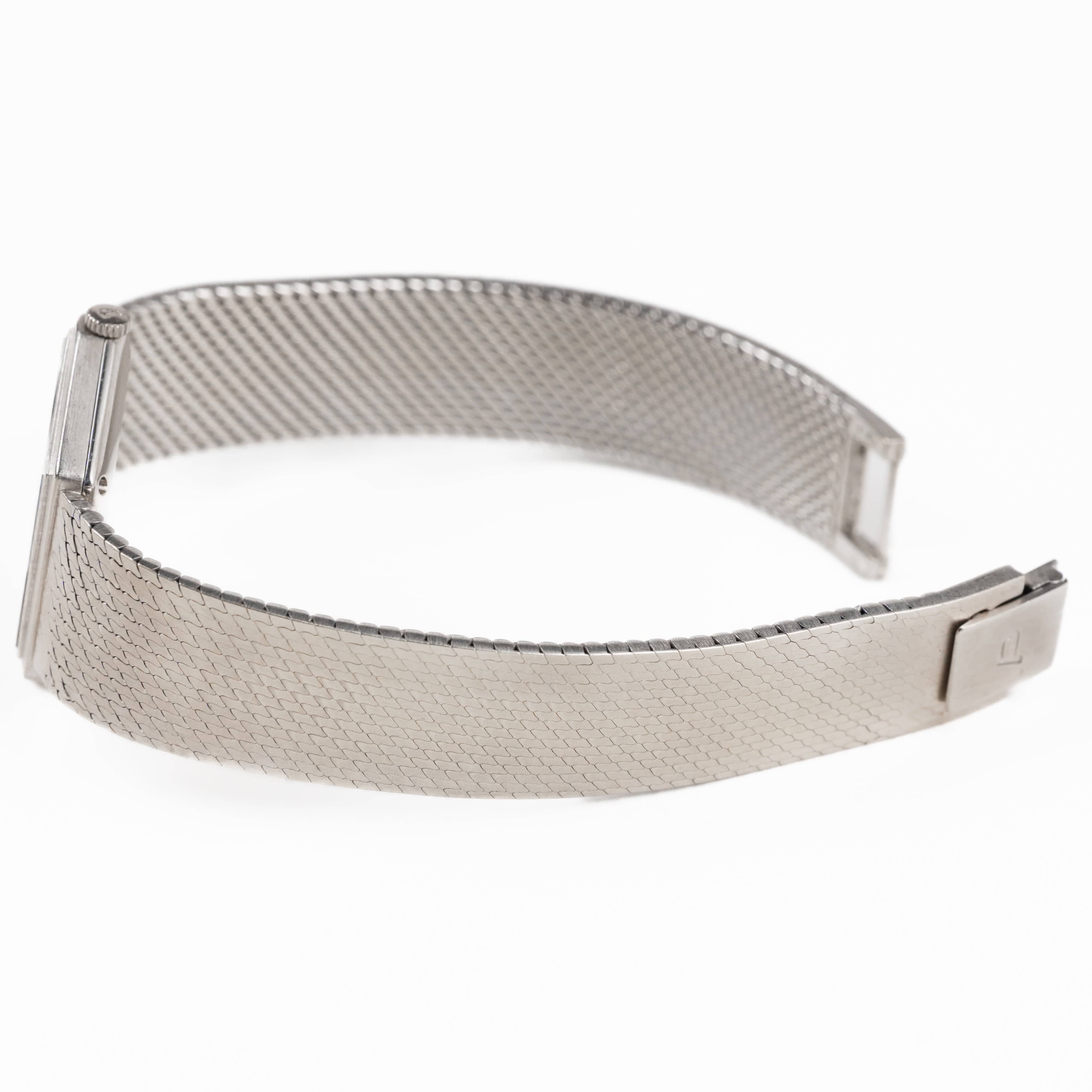 Piaget 9557B2 Hexagon White Gold Malachite Diamond Dial