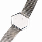 Piaget 9557B2 Hexagon White Gold Malachite Diamond Dial