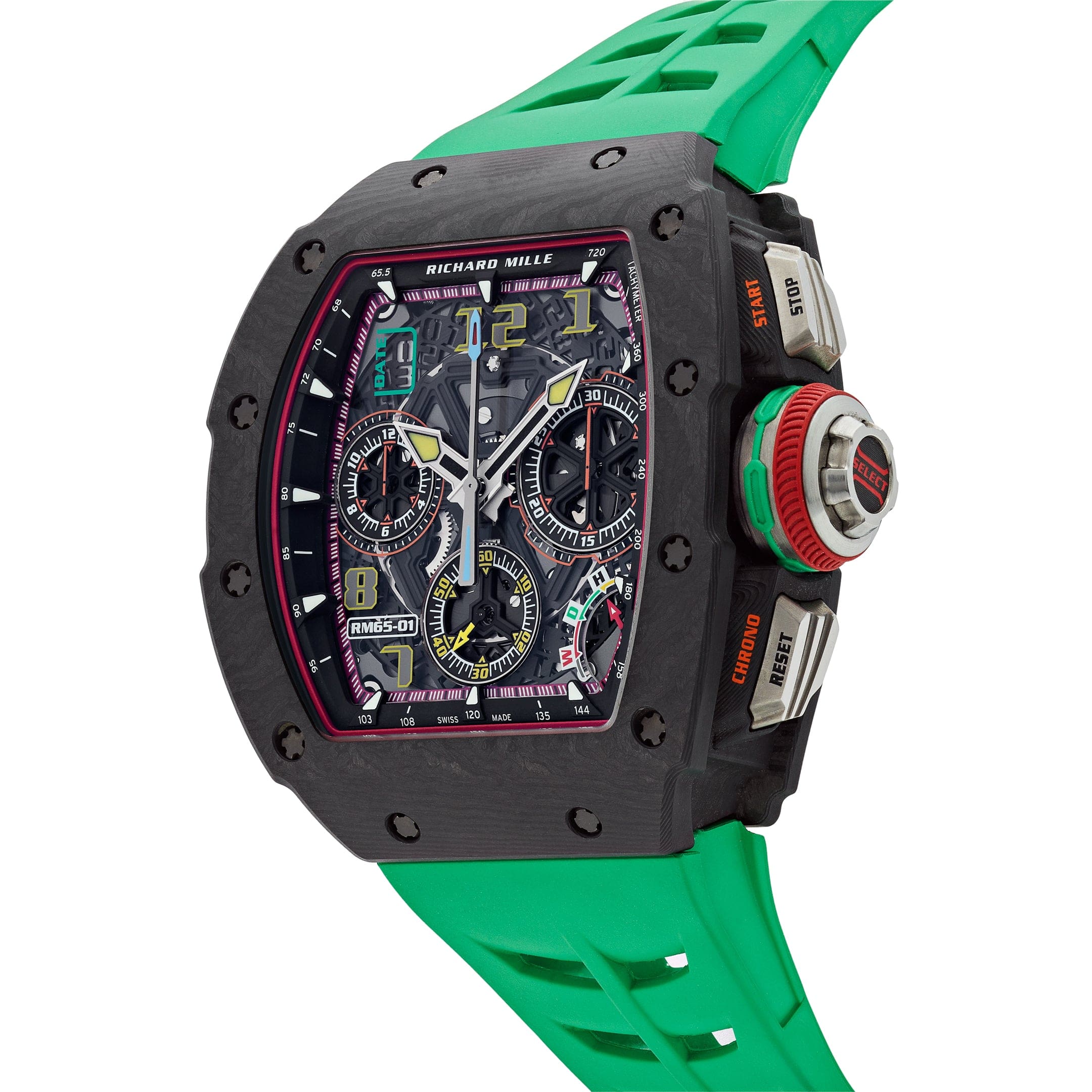 Richard Mille Automatic Winding Chronograph Carbon RM65-01 Wrist Aficionado