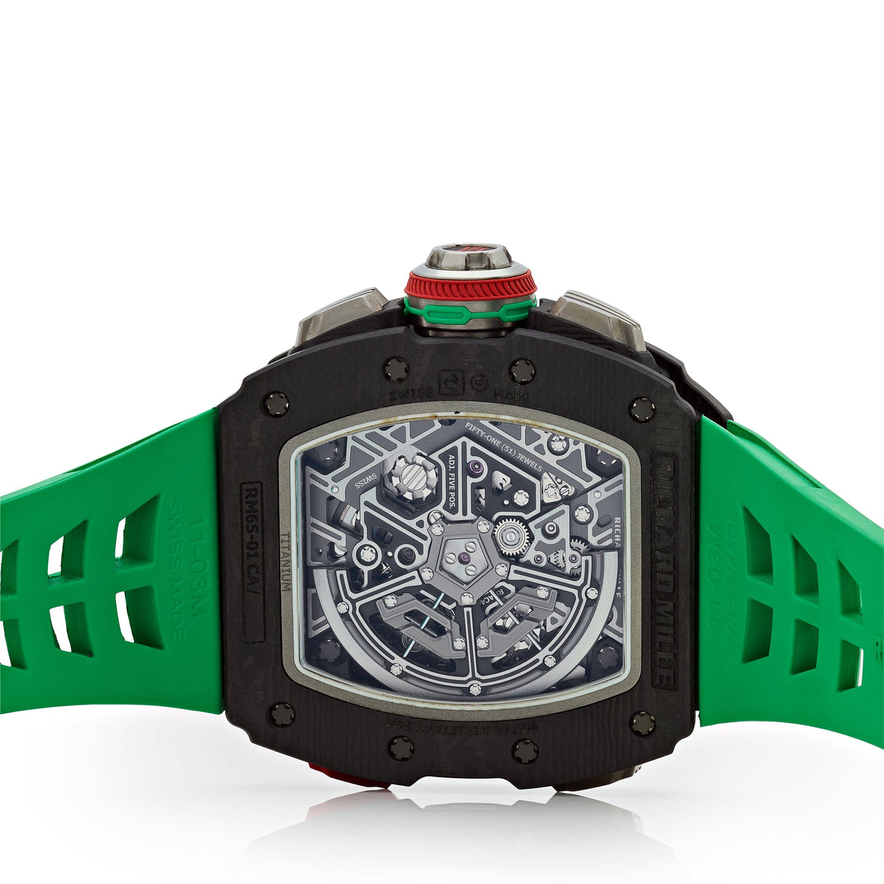 Richard Mille Automatic Winding Chronograph Carbon RM65-01 Wrist Aficionado