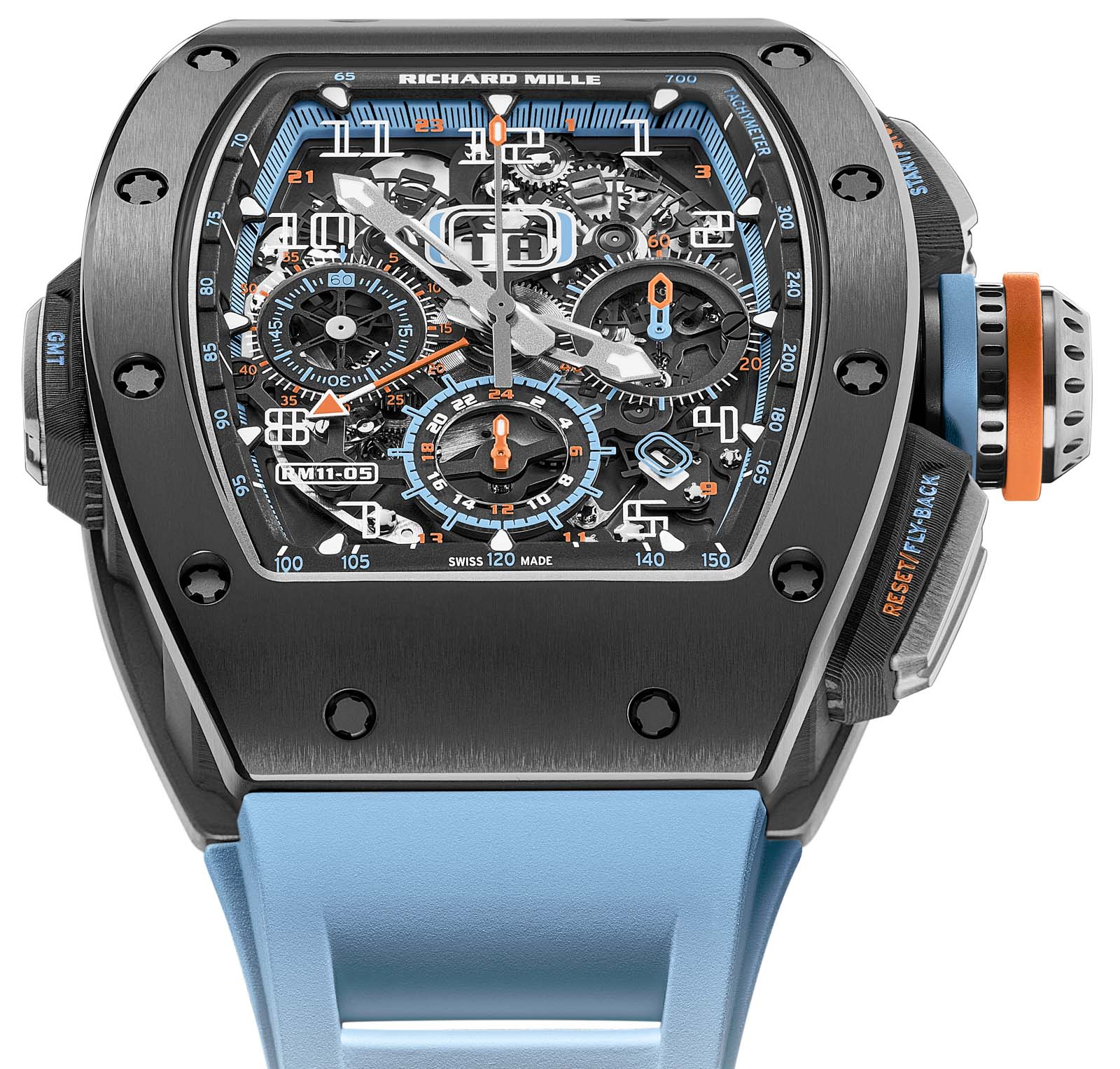 Richard Mille Automatic Winding Flyback Chronograph GMT RM11-05 Wrist Aficionado