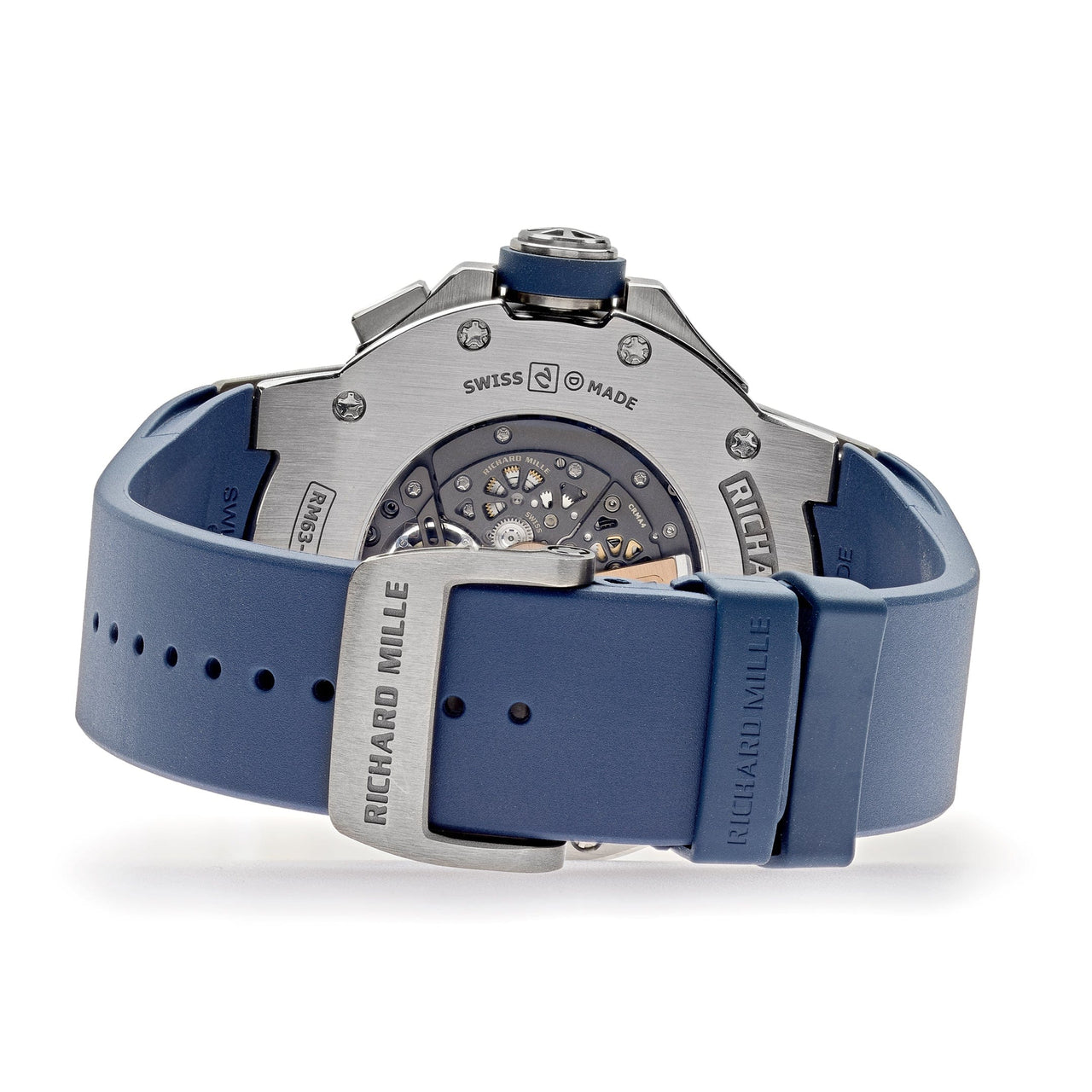 Luxury Watch Richard Mille Automatic Winding Worldtimer Titanium RM 63-02 Wrist Aficionado