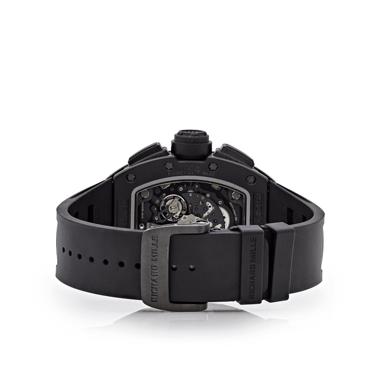 Luxury Watch Richard Mille Black Phantom Flyback Chronograph RM011 Limited Edition 50 Pieces Wrist Aficionado