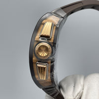 Thumbnail for Luxury Watch Richard Mille Brown Ceramic Rose Gold TZP Asia Edition RM011 Wrist Aficionado