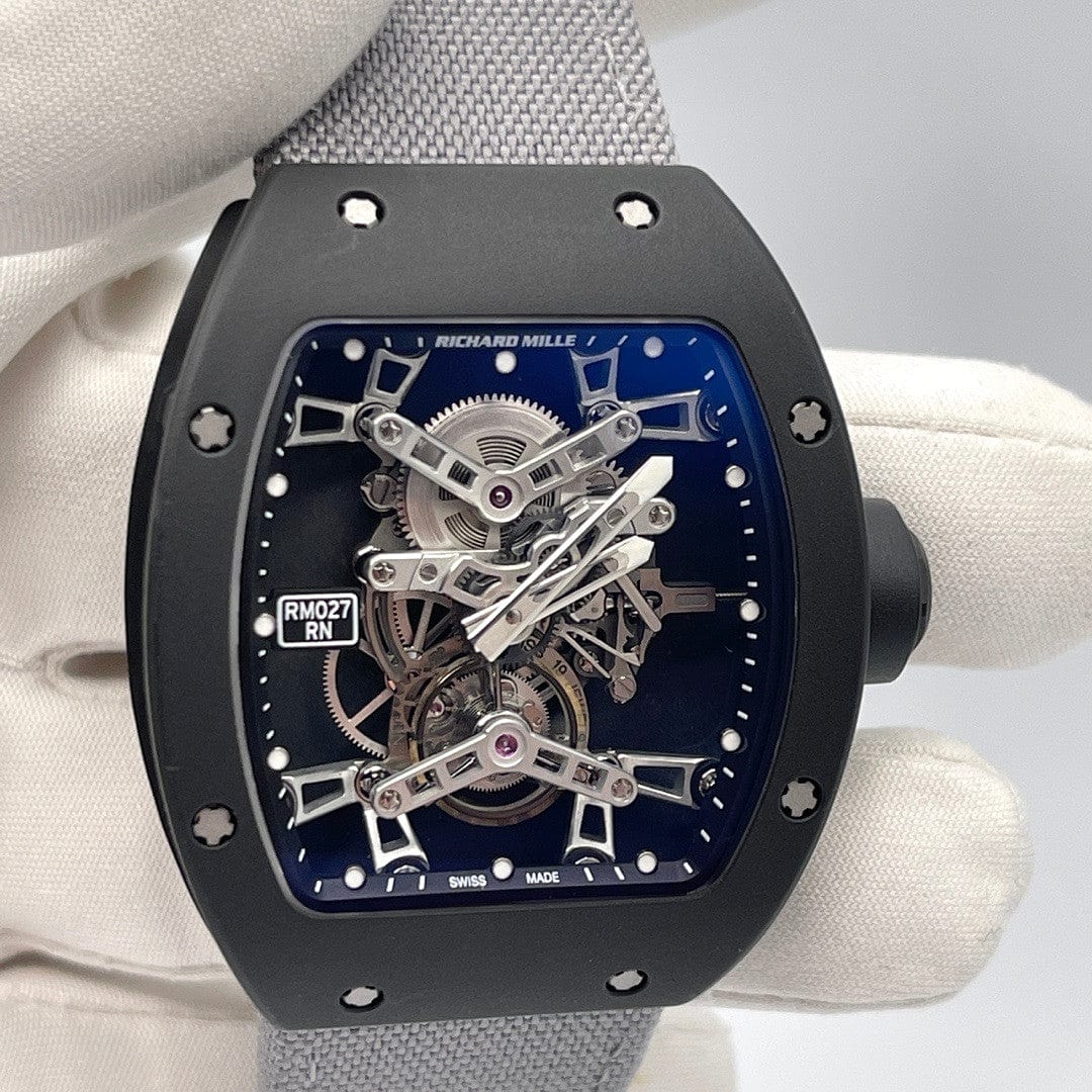 Luxury Watch Richard Mille Carbon Tourbillon RM027 Wrist Aficionado