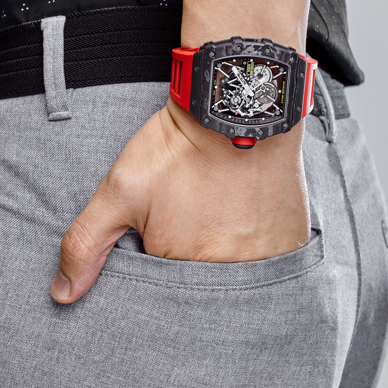 Luxury Watch Richard Mille Carbon TPT RM35-02 Wrist Aficionado