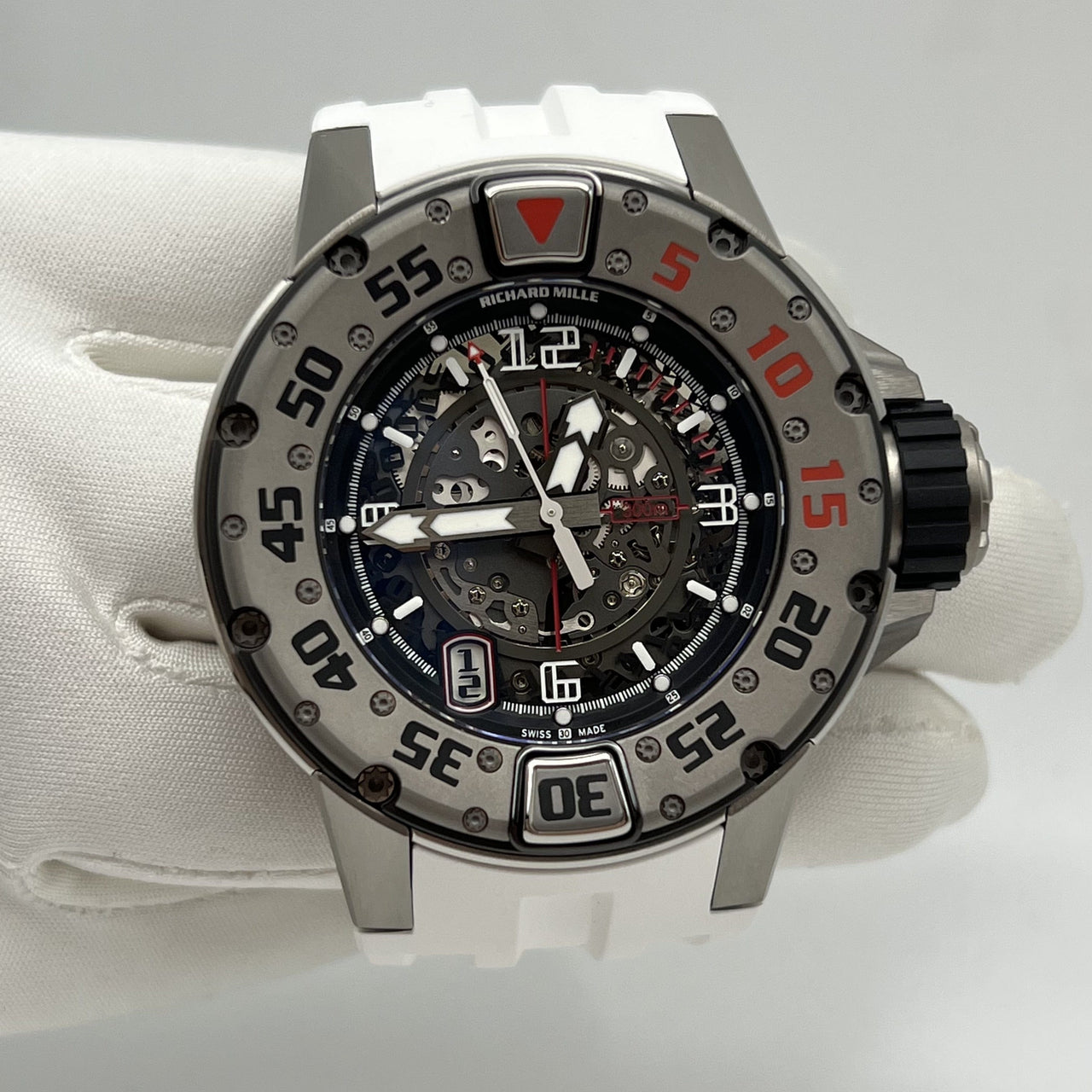 Luxury Watch Richard Mille Diver Titanium RM028 Wrist Aficionado