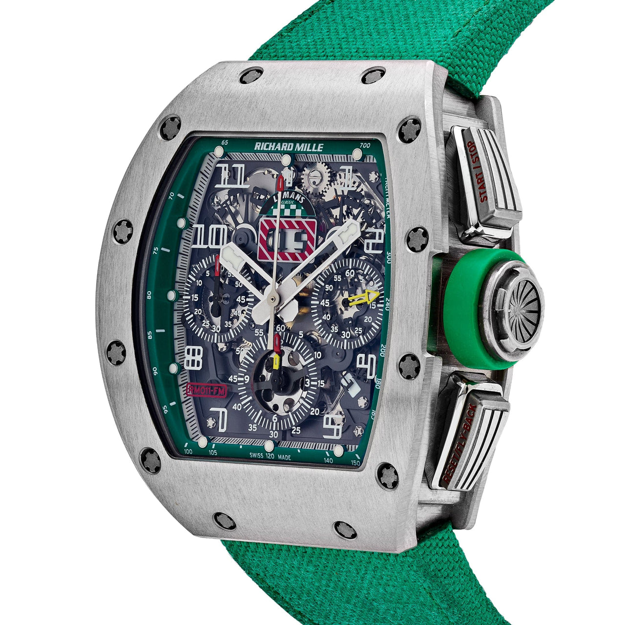 Luxury Watch Richard Mille Felipe Massa Lemans Classic Titanium RM011 Wrist Aficionado