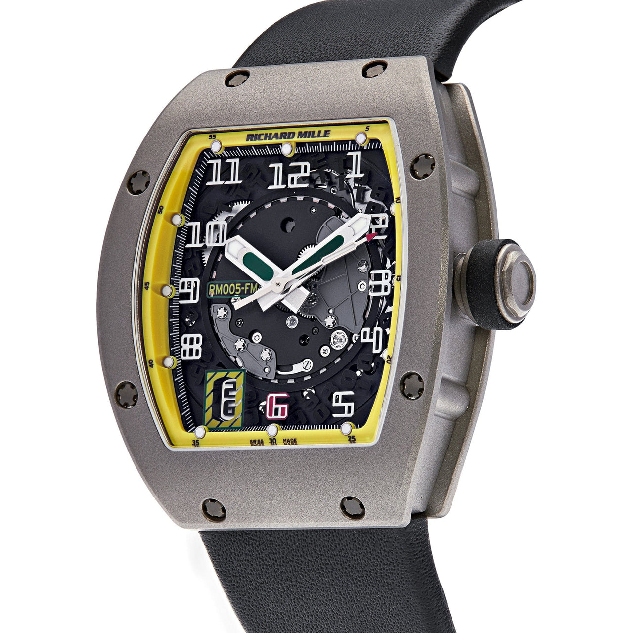 Luxury Watch Richard Mille Felipe Massa Titanium Limited Edition RM005 Wrist Aficionado