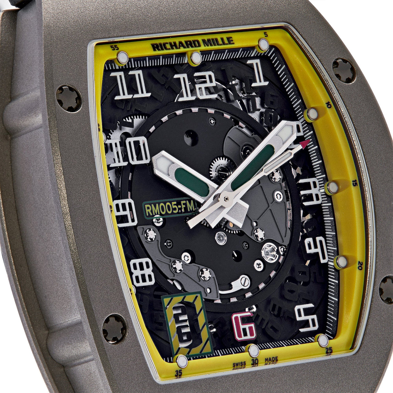 Luxury Watch Richard Mille Felipe Massa Titanium Limited Edition RM005 Wrist Aficionado