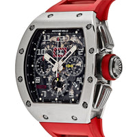 Thumbnail for Richard Mille Felipe Massa White Gold/Titanium RM 011 Wrist Aficionado