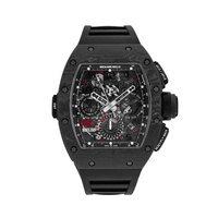 Thumbnail for Luxury Watch Richard Mille Flyback Chronograph Dual Time Zone Jet Black RM 11-02 Wrist Aficionado