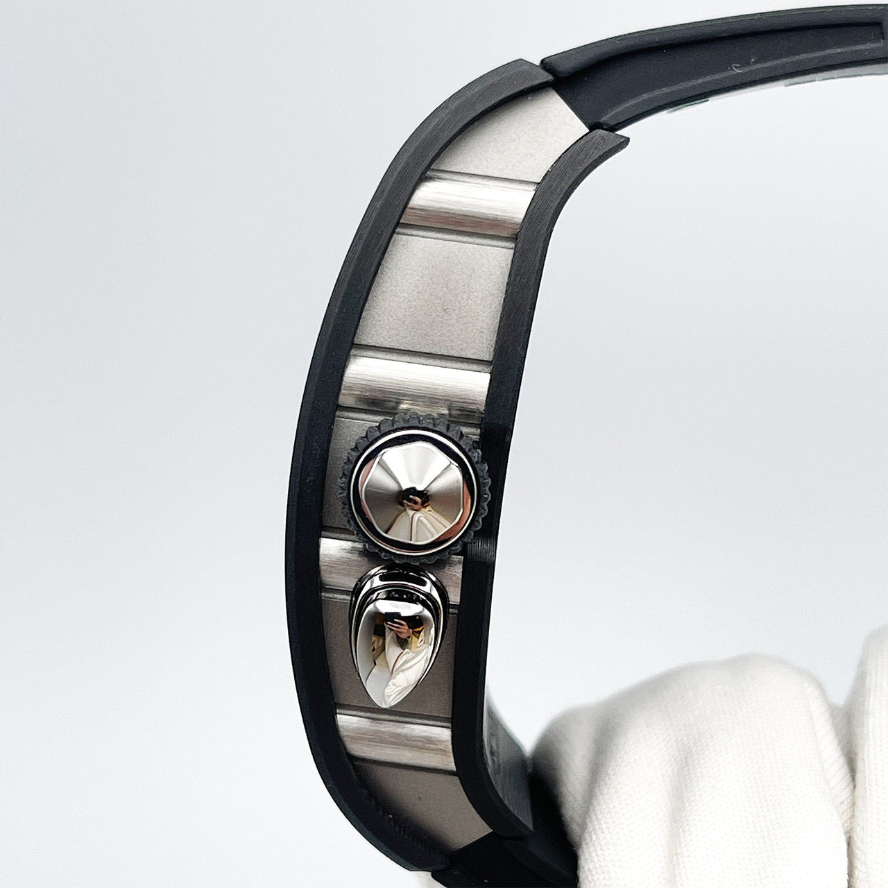Luxury Watch Richard Mille Ladies' Carbon TPT RM037 Wrist Aficionado