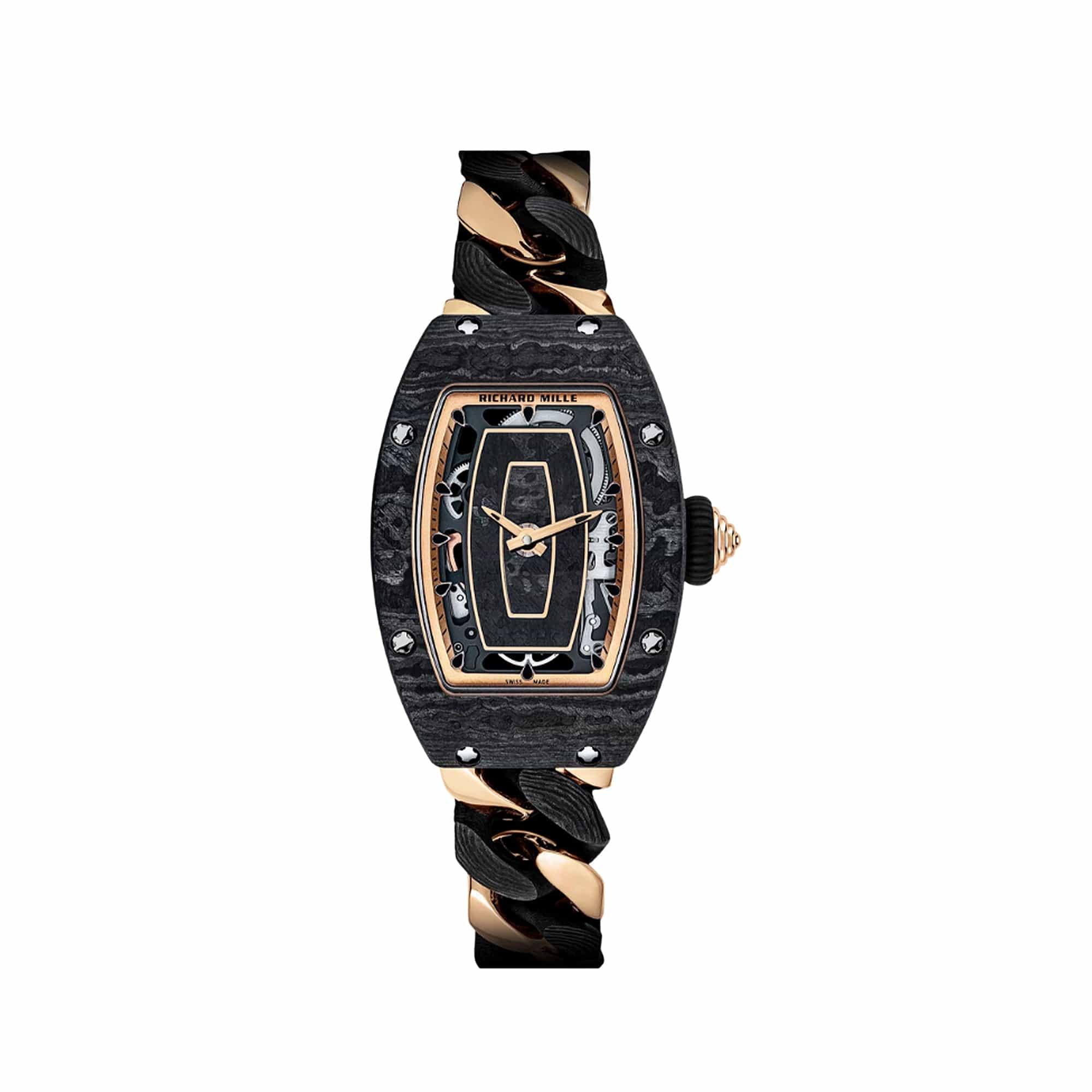 Richard Mille RM 07 01 Ladies Carbon TPT Rose Gold Wrist