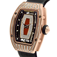 Thumbnail for Luxury Watch Richard Mille Ladies' Rose Gold Diamond Set RM07-01 Wrist Aficionado