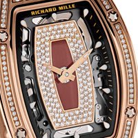 Thumbnail for Luxury Watch Richard Mille Ladies' Rose Gold Diamond Set RM07-01 Wrist Aficionado