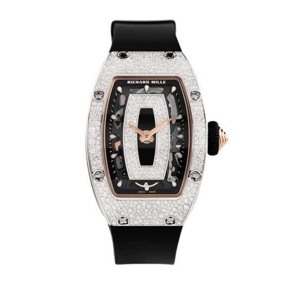 Richard Mille RM 07 01 Ladies White Gold Snow Diamond Set Wrist