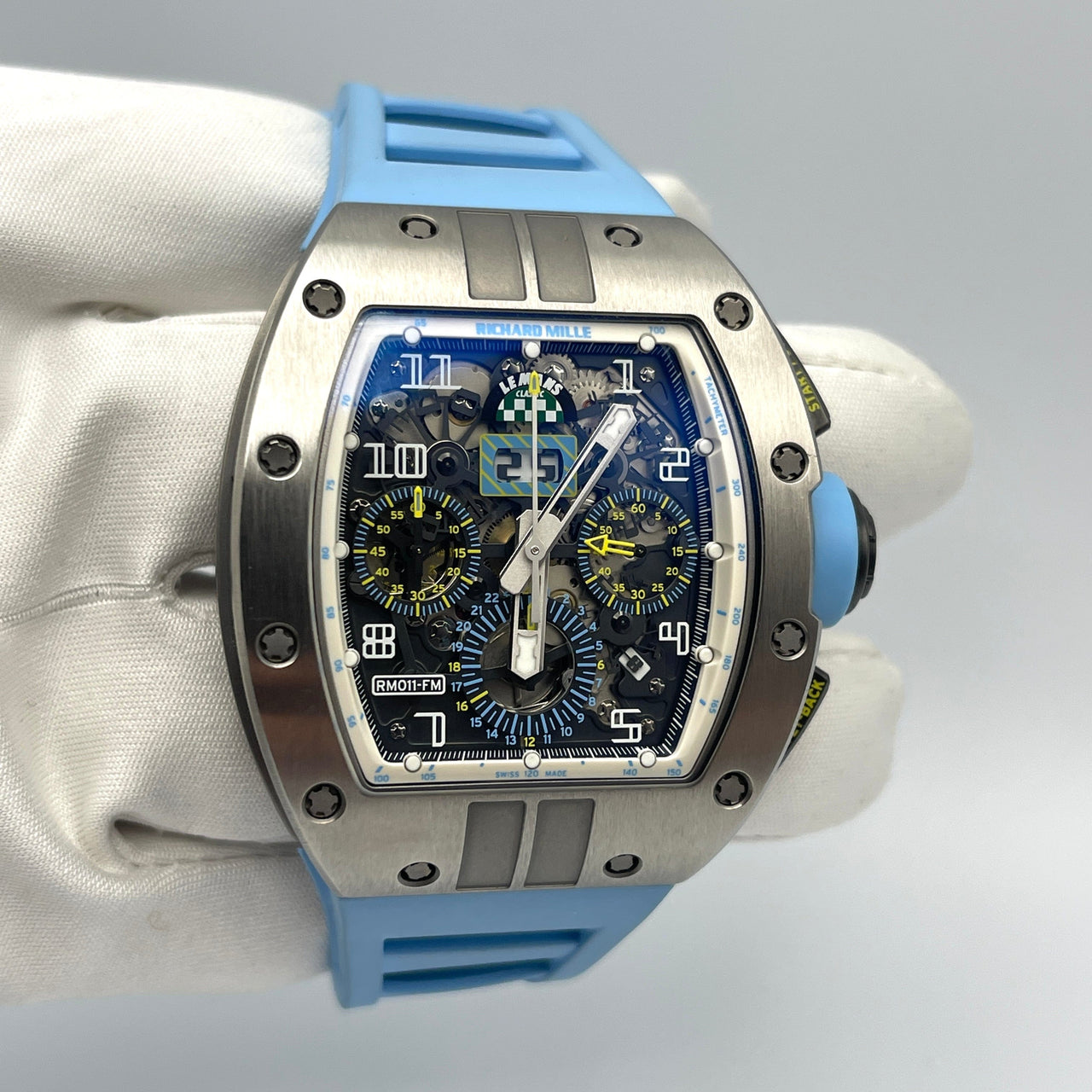 Luxury Watch Richard Mille Lemans Classic Titanium RM011-FM Wrist Aficionado