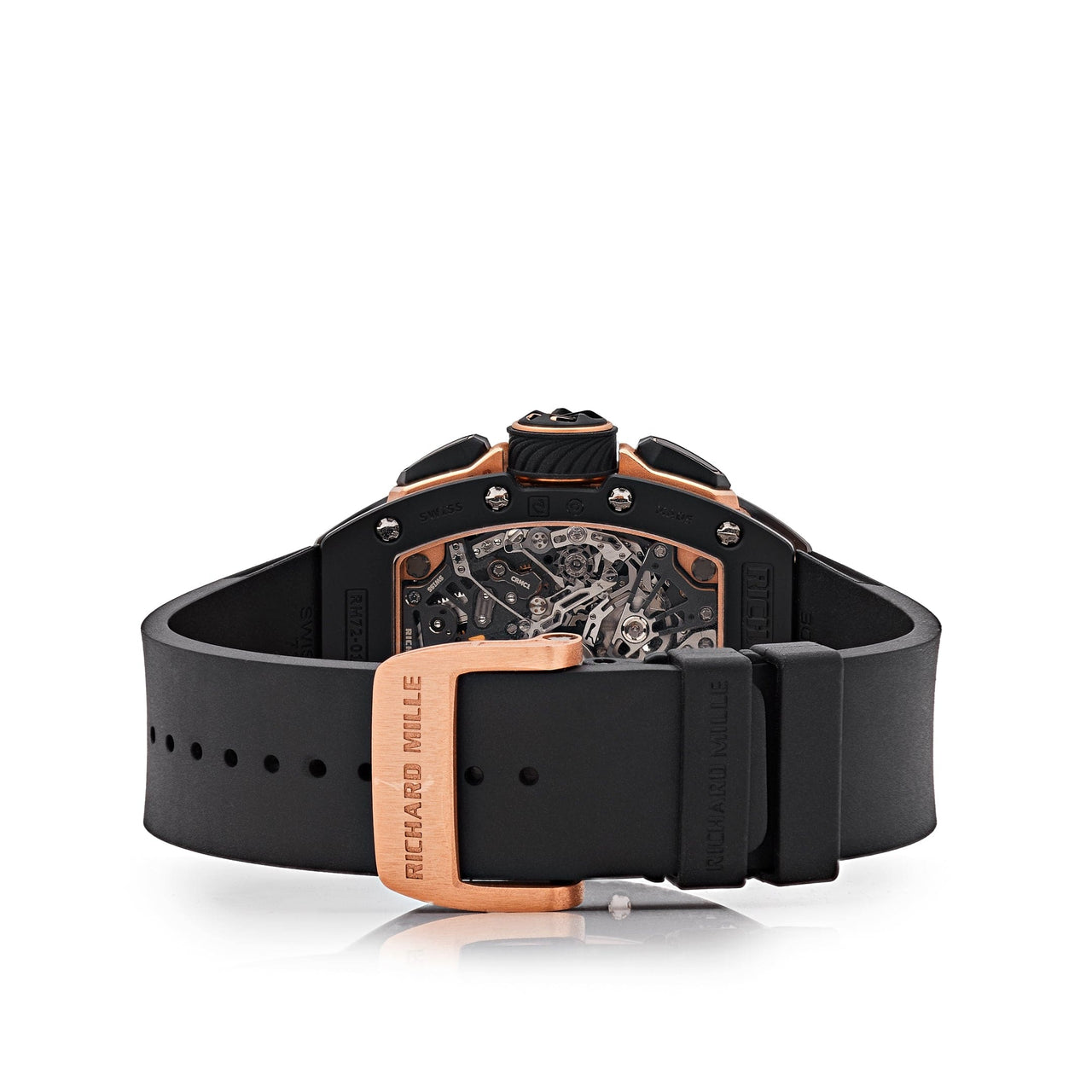 Luxury Watch Richard Mille Lifestyle IN-HOUSE Chronograph Black Ceramic RM72-01 Wrist Aficionado