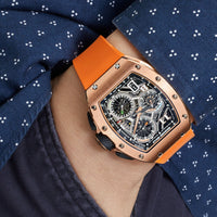 Thumbnail for Richard Mille Lifestyle In-House Chronograph Rose Gold RM72-01 Wrist Aficionado