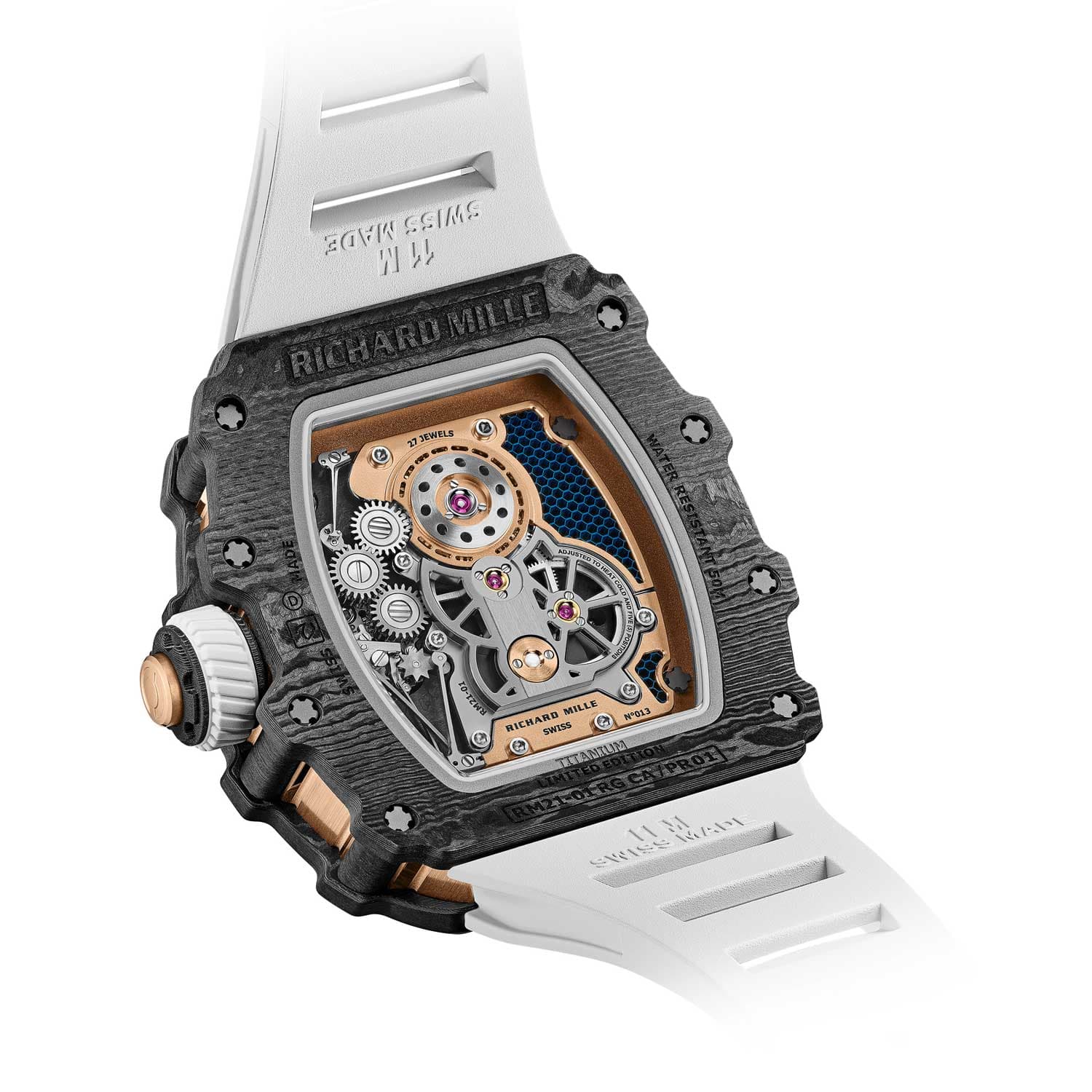 Richard Mille Manual Winding Tourbillon Aerodyne Carbon RM21-01 Wrist Aficionado