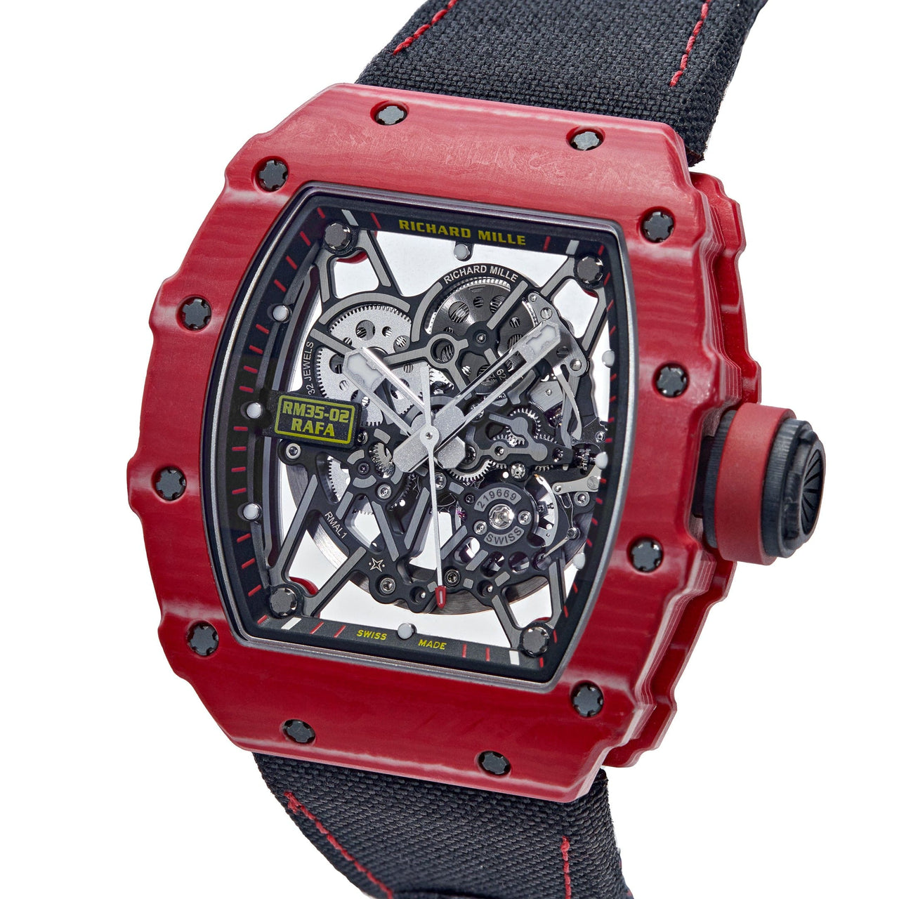 Luxury Watch Richard Mille Rafael Nadal Automatic Winding RM35-02 Wrist Aficionado