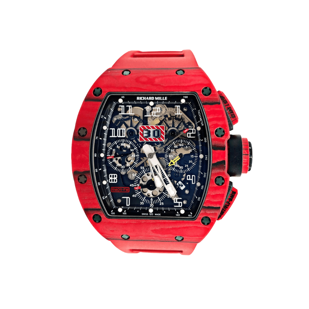 Richard Mille Red Quartz TPT Chronograph RM011 Wrist Aficionado