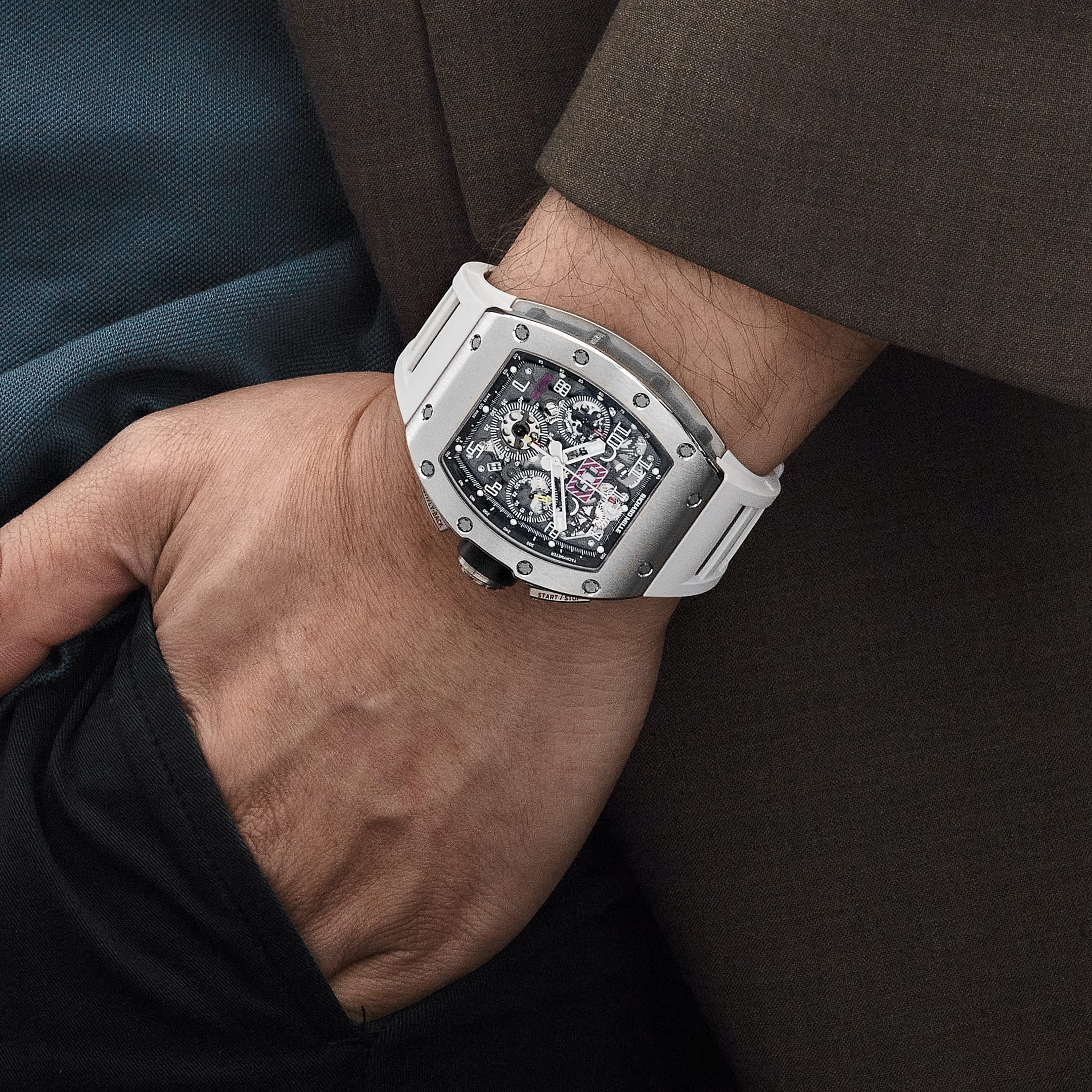 Richard Mille RM 011 Felipe Massa Flyback Chronograph Titanium