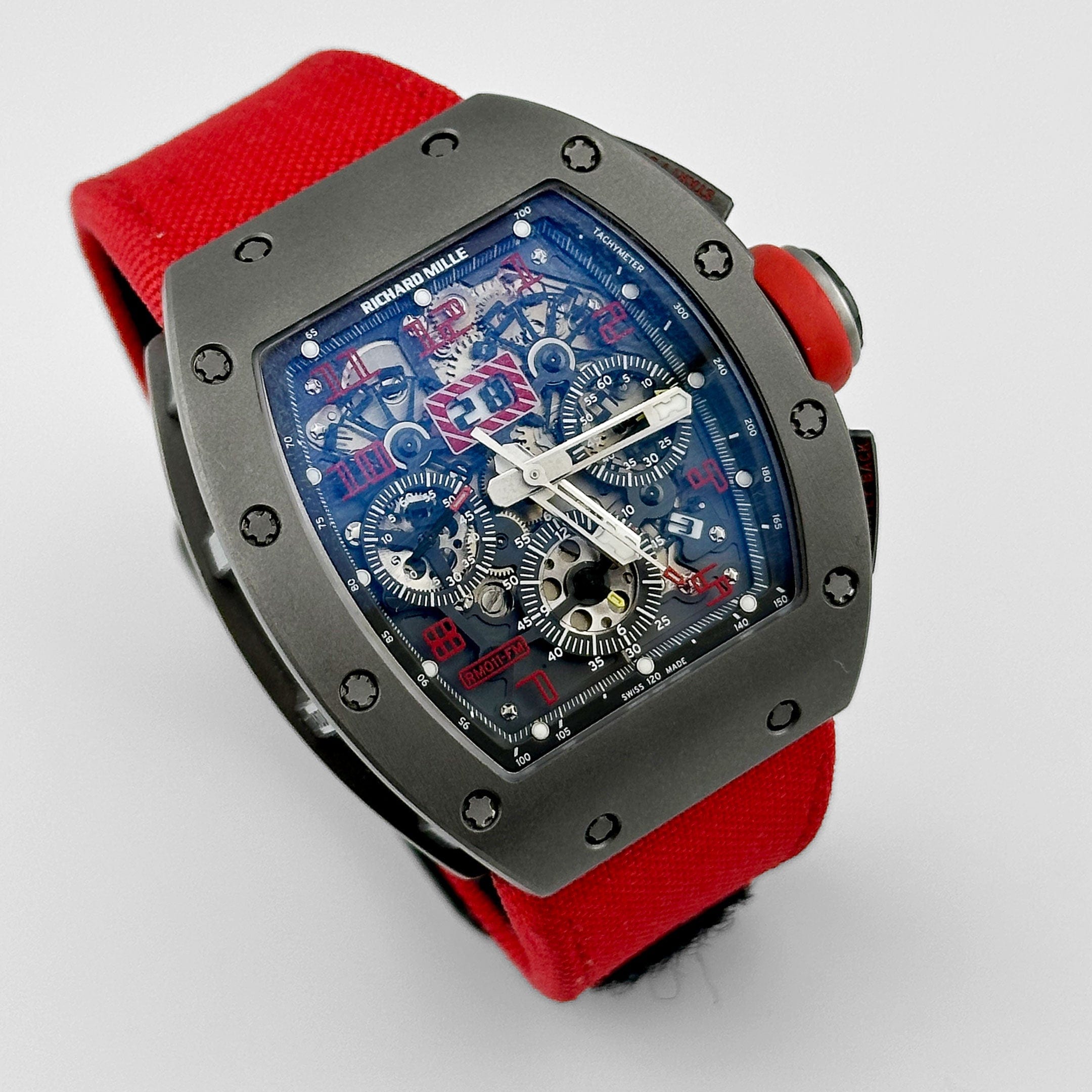 Richard Mille RM 011 Felipe Massa Sandblast Titanium Chronograph