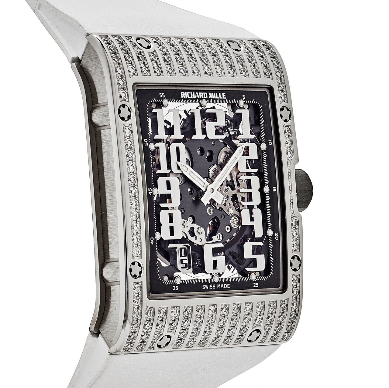 Richard Mille RM 016 'Extra Flat' White Gold Diamond Set (2023)