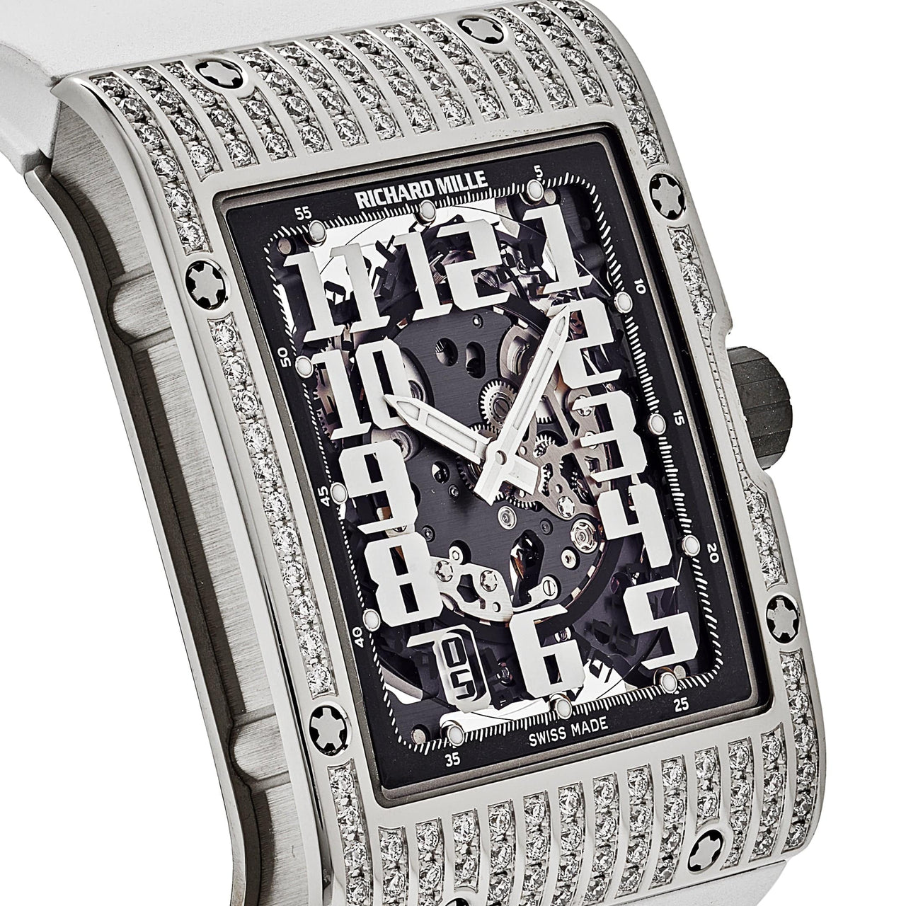 Richard Mille RM 016 'Extra Flat' White Gold Diamond Set (2023)