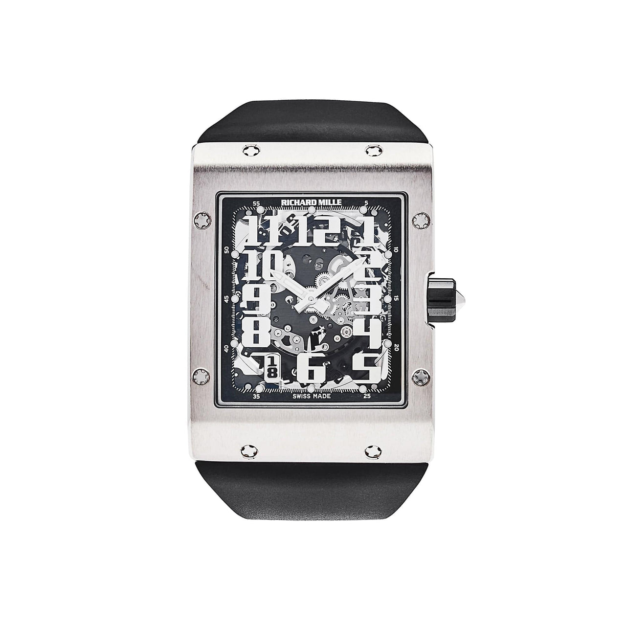 Luxury Watch Richard Mille Ultra Thin White Gold RM016 Wrist Aficionado